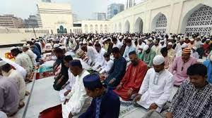জাতীয় মসজিদ বায়তুল মোকাররমে পবিত্র ঈদুল আজহার প্রথম জামাত অনুষ্ঠিত হয়েছে বিশেষ মোনাজাতে দেশ ও জাতির কল্যাণ কামনা। ৭ জুন ২০২৫ জাতীয় মসজিদ বায়তুল মোকাররমে পবিত্র ঈদুল আজহার প্রথম জামাত অনুষ্ঠিত হয়েছে বিশেষ মোনাজাতে দেশ ও জাতির কল্যাণ কামনা।
